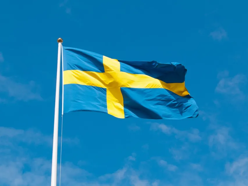 Swedish Flag celebrating European-AI